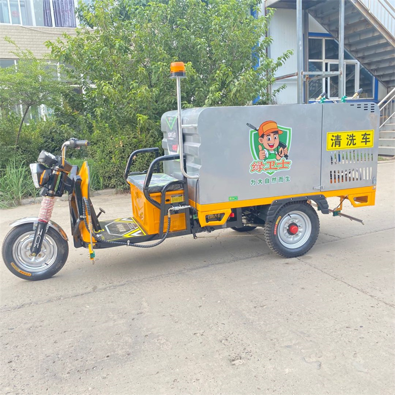 济南电动高压冲洗车CX700A（不锈钢箱体）