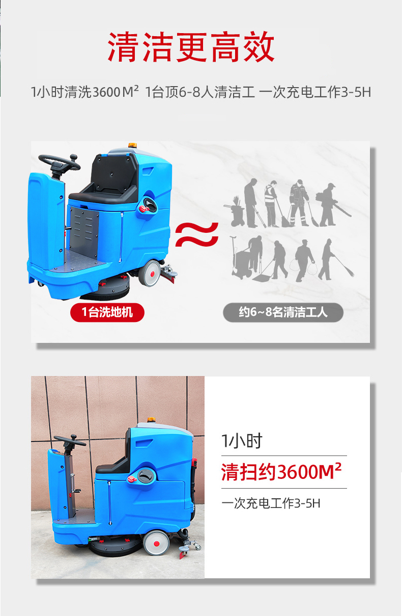 济南驾驶式洗地机更适合用在高铁站