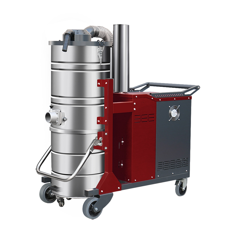 济南坦洁380V 双桶手动反吹工业吸尘器X8系列