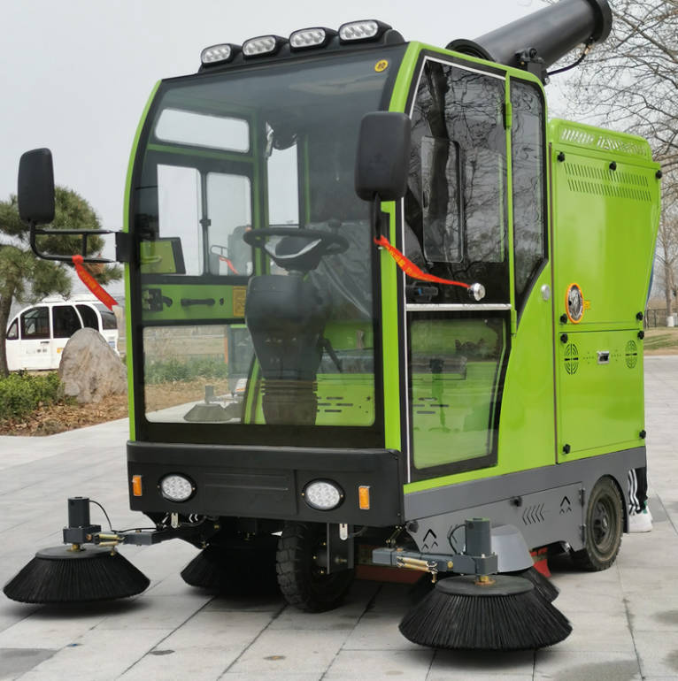 济南道路清洁广泛应用电动环卫清扫车